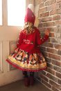 11-885パッチワークドールプリントスカート <br>(ピンク/★コン) <br>・TODDLER￥23,980～(100～140cm) <br>・SISTER￥28,380-(150/160cm)<br>11-870チェリーニットジャケット <br>(オフ白/★アカ) <br>・TODDLER￥32,780～(S/M/Lサイズ) <br>・SISTER￥37,180-(Fサイズ) <br>11-900チェリーニットフード <br>(オフ白/★アカ)￥17,380-(Fサイズ) <br>11-903リボン柄タイツ <br>(アイボリー/グリーン/★コン)￥5,830-(105/120/135/150cm) <br>11-755 3連リボンブーツ <br>(ピンク/チャ/★アカ)￥14,080～(17～24cm)