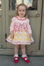 11-124うさぎぬいぐるみプリントワンピース <br>(★ピンク/サックス) <br>・BABY￥28,380-(Fサイズ) <br>・TODDLER￥30,580～(100～140cm) <br>11-136うさぎぬいぐるみクリップ <br>(ピンク/★キイロ)￥4,180-(Fサイズ) <br>11-062レースソックス <br>(★オフ白)￥3,080-(11～20cm) <br>10-020リボンストラップシューズ <br>(ピンク/★アカ/クロ) <br>・BABY￥9,130-(13/14cm) <br>＊クロは14cmのみ <br>・TODDLER￥9,680～(15～21cm) <br>＊ピンクは18cmまで