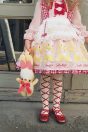 11-113シフォンドットフリルプルオーバー <br>(★ピンク/サックス)￥15,180～(100～140cm) <br>11-128うさぎぬいぐるみプリントジャンパースカート <br>(★ピンク/サックス) <br>・TODDLER￥31,680～(100～140cm) <br>・SISTER￥36,080-(150/160cm) <br>11-123フラワーエプロン <br>(★オフ白)￥16,280-(Fサイズ) <br>11-137うさぎぬいぐるみバッグ <br>(ピンク/★キイロ)￥22,880-(Fサイズ) <br>11-138レースアップ柄ニーハイソックス <br>(★ピンク/サックス)￥3,520-(14～23cm) <br>11-009グリッターシューズ <br>(オフ白/ピンク/★アカ)￥12,980～(17～24cm)