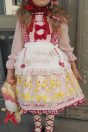 11-113シフォンドットフリルプルオーバー <br>(★ピンク/サックス)￥15,180～(100～140cm) <br>11-128うさぎぬいぐるみプリントジャンパースカート <br>(★ピンク/サックス) <br>・TODDLER￥31,680～(100～140cm) <br>・SISTER￥36,080-(150/160cm) <br>11-123フラワーエプロン <br>(★オフ白)￥16,280-(Fサイズ) <br>11-130リボンキャノチェ <br>(ピンク/★アカ)￥25,080-(54/56cm) <br>11-135ギンガムリボンクリップセット <br>(ピンク/サックス/★アカ)￥7,480-(Fサイズ) <br>11-138レースアップ柄ニーハイソックス <br>(★ピンク/サックス)￥3,520-(14～23cm) <br>11-009グリッターシューズ <br>(オフ白/ピンク/★アカ)￥12,980～(17～24cm)