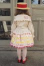 11-101セーラーカラーフリルジャケット <br>(★アイボリー/ピンク) <br>・TODDLER￥30,580～(100～140cm) <br>・SISTER￥34,980-(Fサイズ) <br>11-128うさぎぬいぐるみプリントジャンパースカート <br>(★ピンク/サックス) <br>・TODDLER￥31,680～(100～140cm) <br>・SISTER￥36,080-(150/160cm) <br>11-130リボンキャノチェ <br>(ピンク/★アカ)￥25,080-(54/56cm) <br>11-138レースアップ柄ニーハイソックス <br>(★ピンク/サックス)￥3,520-(14～23cm) <br>11-009グリッターシューズ <br>(オフ白/ピンク/★アカ)￥12,980～(17～24cm)