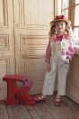 11-114ギンガムセーラーブラウス <br>(ピンク/★アカ) <br>・TODDLER￥18,480～(100～140cm) <br>・SISTER￥20,680-(150/160cm) <br>11-124フリルサロペットパンツ <br>(★アイボリー/サックス) <br>・TODDLER￥26,180～(100～140cm) <br>・SISTER￥30,580-(150/160cm) <br>11-130リボンキャノチェ <br>(ピンク/★アカ)￥25,080-(54/56cm) <br>11-134お花クリップ <br>(ピンク/★アカ)￥7,480-(Fサイズ) <br>11-135ギンガムリボンクリップセット <br>(ピンク/サックス/★アカ)￥7,480-(Fサイズ) <br>11-133お花ロゼッタ <br>(ピンク/★アカ)￥18,480-(Fサイズ) <br>11-138レースアップ柄ニーハイソックス <br>(★ピンク/サックス)￥3,520-(14～23cm) <br>11-009グリッターシューズ <br>(オフ白/ピンク/★アカ)￥12,980～(17～24cm)