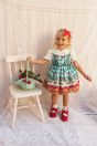 11-207はしごリボンセーラーカラーブラウス <br>(★オフ白/ピンク) <br>・BABY￥15,180-(80/90cm) <br>・TODDLER￥16,280～(100～140cm) <br>11-223ギンガムチェリーバスケットプリントジャンパースカート <br>(オフ白/★ミント) <br>・BABY￥30,580-(80/90cm) <br>・TODDLER￥32,780～(100～140cm) <br>11-026リボンクリップ <br>(ピンク/サックス/★アカ)￥3,850-(Fサイズ) <br>＊リボンクリップは1点の価格となります。 <br>11-239ハートレースソックス <br>(★オフ白/サックス)￥3,520-(9～20cm) <br>＊サックスは13cm～ <br>10-020リボンストラップシューズ <br>(ピンク/★アカ/クロ) <br>・BABY￥9,130-(13/14cm) <br>＊クロは14cmのみ <br>・TODDLER￥9,680～(15～21cm) <br>＊ピンクは18cmまで