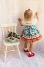 11-207はしごリボンセーラーカラーブラウス <br>(★オフ白/ピンク) <br>・BABY￥15,180-(80/90cm) <br>・TODDLER￥16,280～(100～140cm) <br>11-223ギンガムチェリーバスケットプリントジャンパースカート <br>(オフ白/★ミント) <br>・BABY￥30,580-(80/90cm) <br>・TODDLER￥32,780～(100～140cm) <br>11-026リボンクリップ <br>(ピンク/サックス/★アカ)￥3,850-(Fサイズ) <br>＊リボンクリップは1点の価格となります。 <br>11-239ハートレースソックス <br>(★オフ白/サックス)￥3,520-(9～20cm) <br>＊サックスは13cm～ <br>10-020リボンストラップシューズ <br>(ピンク/★アカ/クロ) <br>・BABY￥9,130-(13/14cm) <br>＊クロは14cmのみ <br>・TODDLER￥9,680～(15～21cm) <br>＊ピンクは18cmまで
