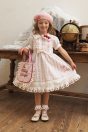11-228マリンワンピース <br>(★ピンク/オフ白)￥36,080～(100～140cm) <br>11-230マリンベレー帽 <br>（★ピンク/アイボリー）￥18,480-(52cm～56cm) <br>11-234チェリー＆レースクリップ <br>（★ピンク/コン）￥15,180-(Fサイズ) <br>11-235マリントートバッグ <br>（★ピンク/オフ白）￥18,480-(Fサイズ) <br>11-242ドットレースソックス <br>(コン/★ピンク)￥3,520-(14～23cm) <br>11-009グリッターシューズ <br>(★オフ白/ピンク/アカ)￥12,980～(17～24㎝）