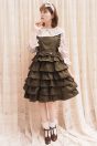 14-202アンティークローズプリントブラウス <br>(★ピンク/サックス)￥19,580-(Fサイズ) <br>14-209アンティークローズプリントリボンカチューシャ <br>(★ピンク/サックス)￥8,580-(Fサイズ) <br>14-207サロペットフリルスカート <br>(★カーキ)￥27,280-(Fサイズ) <br>14-210レース＆リボンソックス <br>(★オフ白/クロ)￥4,180-(23cm) <br>その他　参考商品