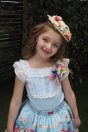 11-408シアーギンガムフリルプルオーバー <br>(ピンク★サックス) <br>・TODDLER￥16,280～(100～140cm) <br>11-415あひるお出かけプリントパンツインスカート <br>(ピンク/★サックス) <br>・TODDLER￥23,980～(100～140cm) <br>11-428お花ブーケクリップ <br>(ミント/★アカ) ￥18,480-(Fサイズ) <br>11-426麦わら帽子カチューシャ <br>(ピンク/★アカ) ￥21,780-(Fサイズ)<br><br>＊シアーギンガムフリルプルオーバーは5月上旬頃の入荷予定です。 <br>発売の際に、New Arrival Newsでお知らせいたします。