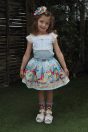11-408シアーギンガムフリルプルオーバー <br>(ピンク/★サックス) <br>・TODDLER￥16,280～(100～140cm) <br>11-415あひるお出かけプリントパンツインスカート <br>(ピンク/★サックス) <br>・TODDLER￥23,980～(100～140cm) <br>11-428お花ブーケクリップ <br>(ミント/★アカ) ￥18,480-(Fサイズ) <br>11-432レースアップリボン柄ソックス <br>(ピンク/★サックス) ￥3,520-(14～23cm) <br>11-340リボンフリルサンダル <br>(★オフ白/ピンク/アカ) <br>・BABY￥9,680-(14cm) <br>・TODDLER￥10,230～(15～21cm)<br><br>＊シアーギンガムフリルプルオーバーは5月上旬頃の入荷予定です。 <br>発売の際に、New Arrival Newsでお知らせいたします。