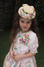 11-420あひるお出かけプリントサンドレス <br>(★ピンク/サックス) <br>・TODDLER￥36,080～(100～140cm) <br>・SISTER ￥40,480-(150/160cm) <br>11-401あひる刺繍カットソーカーディガン <br>(★ピンク/サックス) <br>・TODDLER￥19,580～(100～140cm) <br>・SISTER ￥21,780-(Fサイズ) <br>11-428お花ブーケクリップ <br>(★ミント/アカ) ￥18,480-(Fサイズ) <br>11-426麦わら帽子カチューシャ <br>(★ピンク/アカ) ￥21,780-(Fサイズ)