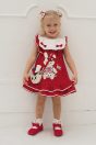 11-465マリンうさぎワンピース <br>(★アカ/コン) <br>・BABY ¥21,780-(80/90cm) <br>・TODDLER ¥22,880～(100～140cm) <br>10-483マリンうさぎポシェット <br>(★コン) ¥11,880-(Fサイズ) <br>10-482マリンうさぎポニー <br>(★アカ) ¥4,950-(Fサイズ) <br>11-062レースソックス <br>(★オフ白)￥3,080-(11～20cm) <br>10-020リボンストラップシューズ <br>(ピンク/★アカ/クロ) <br>・BABY￥9,130-(13/14cm) <br>＊クロは14cmのみ <br>・TODDLER￥9,680～(15～21cm) <br>＊ピンクは18cmまで