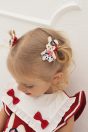11-465マリンうさぎワンピース <br>(★アカ/コン) <br>・BABY ¥21,780-(80/90cm) <br>・TODDLER ¥22,880～(100～140cm) <br>10-482マリンうさぎポニー <br>(★アカ) ¥4,950-(Fサイズ)