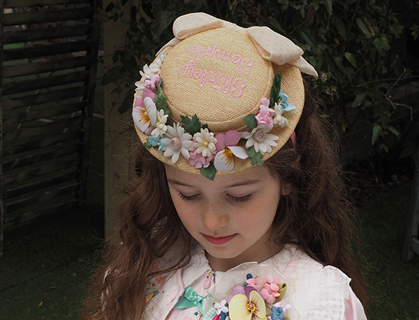 シャーリーテンプル　帽子　麦わら帽子　赤　チェック コットンレース麦わら帽子(Baby) \u2013 Shirley Temple Online Store