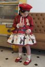 11-621ブリティッシュプードルプリントワンピース <br>(ピンク/★アカ) <br>・TODDLER ¥36,080～(100～140cm) <br>・SISTER ¥40,480-(150/160cm) <br>11-604プードルカットソーカーディガン <br>(ピンク/★アカ) <br>・TODDLER ¥21,780～(100～140cm) <br>・SISTER ¥23,980-(Fサイズ) <br>11-611リブテレコカットソー <br>(チャ/★コン/クロ) <br>・TODDLER ¥16,280～(100～140cm) <br>・SISTER ¥18,480-(150/160cm) <br>11-630ラブレターベレー帽 <br>(ピンク/★アカ) ¥19,580-(54/56cm) <br>11-633ベルベットリボンクリップ <br>(ピンク/★コン) ¥5,280-(Fサイズ) <br>11-636プードルソックス <br>(★オフ白/ピンク) ¥3,520-(13～20cm) <br>11-009グリッターシューズ <br>(オフ白/ピンク/★アカ)￥12,980～(17～24cm)