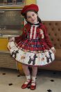 11-621ブリティッシュプードルプリントワンピース <br>(ピンク/★アカ) <br>・TODDLER ¥36,080～(100～140cm) <br>・SISTER ¥40,480-(150/160cm) <br>11-604プードルカットソーカーディガン <br>(ピンク/★アカ) <br>・TODDLER ¥21,780～(100～140cm) <br>・SISTER ¥23,980-(Fサイズ) <br>11-611リブテレコカットソー <br>(チャ/★コン/クロ) <br>・TODDLER ¥16,280～(100～140cm) <br>・SISTER ¥18,480-(150/160cm) <br>11-630ラブレターベレー帽 <br>(ピンク/★アカ) ¥19,580-(54/56cm) <br>11-633ベルベットリボンクリップ <br>(ピンク/★コン) ¥5,280-(Fサイズ) <br>11-636プードルソックス <br>(★オフ白/ピンク) ¥3,520-(13～20cm) <br>11-009グリッターシューズ <br>(オフ白/ピンク/★アカ)￥12,980～(17～24cm)