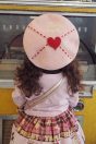 11-604プードルカットソーカーディガン <br>(★ピンク/アカ) <br>・TODDLER ¥21,780～(100～140cm) <br>・SISTER ¥23,980-(Fサイズ) <br>11-611リブテレコカットソー <br>(★チャ/コン/クロ) <br>・TODDLER ¥16,280～(100～140cm) <br>・SISTER ¥18,480-(150/160cm) <br>11-612ブリティッシュプードルプリントスカート <br>(★ピンク/アカ) <br>・TODDLER ¥23,980～(100～140cm) <br>11-630ラブレターベレー帽 <br>(★ピンク/アカ) ¥19,580-(54/56cm) <br>11-634ラブレターショルダーバッグ <br>(アカ/★ゴールド) ¥17,380-(Fサイズ)