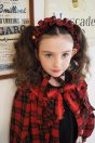 11-602タータンチェックフリルジャケット <br>(ブルー/★アカ) <br>・TODDLER ¥27,280～(100～140cm) <br>・SISTER ¥31,680-(Fサイズ) <br>11-610セーラーリボンプルオーバー <br>(コン/★クロ) <br>・TODDLER ¥18,480～(100～140cm) <br>・SISTER ¥20,680-(150/160cm) <br>11-631タータンチェックフリルヘッドドレス <br>(ブルー/★アカ) ¥11,880-(Fサイズ)