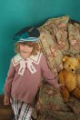 11-657ロゴリボンセーラープルオーバー <br>(★ピンク/アカ) <br>・TODDLER ¥20,680～(100～140cm) <br>・SISTER ¥22,880-(150/160cm) <br>11-664タータンチェックフリルパンツ <br>(★ピンク/グレー) <br>・TODDLER ¥18,480～(100～140cm) <br>・SISTER ¥19,580-(150/160cm) <br>11-675ドットジャガードベレー帽 <br>(★ブルー/アカ) ¥19,580-(54～56cm)