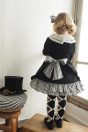 11-711はしごレース袖プルオーバー <br>(★クロ) <br>・TODDLER ¥20,680～(100～140cm) <br>・SISTER ￥22,880-(150/160cm) <br>11-718ストライプフリルトランプモチーフスカート <br>(★クロ) <br>・TODDLER ¥26,180～(100～140cm) <br>・SISTER ¥30,580-(150/160cm) <br>11-737ストライプリボンパールカチューシャ <br>(★クロ) ¥16,280-(Fサイズ) <br>11-746ダイヤ柄ニーハイソックス <br>(★クロ) ¥3,850-(14～23cm) <br>11-024リボンストラップシューズ <br>(ゴールド/★クロ)￥14,080～(15～24㎝)