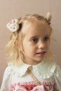 11-719くま＆うさぎぬいぐるみプリントワンピース <br>(アイボリー/★ピンク) <br>・BABY ¥29,480-(80/90cm) <br>・TODDLER ¥31,680～(100～140cm) <br>10-743くまぬいぐるみポシェット <br>(★チャ) ¥11,880-(Fサイズ) <br>10-738くまぬいぐるみポニー <br>(★チャ) ¥6,380-(Fサイズ)