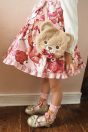 11-719くま＆うさぎぬいぐるみプリントワンピース <br>(アイボリー/★ピンク) <br>・BABY ¥29,480-(80/90cm) <br>・TODDLER ¥31,680～(100～140cm) <br>10-743くまぬいぐるみポシェット <br>(★チャ) ¥11,880-(Fサイズ) <br>11-744くまぬいぐるみソックス <br>(オフ白/★ピンク) ¥3,850-(11～20cm) <br>11-537リボンTストラップシューズ <br>(ピンク/アカ/★ゴールド) ¥11,880～(13～19cm)