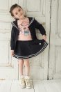 11-704セーラージップパーカー <br>(ピンク/★コン) <br>・TODDLER ¥17,380～(100～140cm) <br>・SISTER ¥19,580-(Fサイズ) <br>11-709遊園地リボンカラートレーナー <br>(オフ白/★ピンク) <br>・TODDLER ¥14,080～(100～140cm) <br>11-715セーラープリーツスカート <br>(ピンク/★コン) <br>・TODDLER ¥11,880(100～140cm) <br>・SISTER ¥14,080-(150/160cm) <br>11-062レースソックス <br>(★オフ白)￥3,080-(11～20cm) <br>靴　参考商品