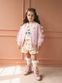 11-703遊園地フリルジャケット <br>(★ピンク/クロ) <br>・TODDLER ¥23,980～(100～140cm) <br>・SISTER ¥28,380-(Fサイズ) <br>11-709遊園地リボンカラートレーナー <br>(★オフ白/ピンク) <br>・TODDLER ¥14,080～(100～140cm) <br>11-716コーデュロイフリルキュロット <br>(★オフ白/コン) <br>・TODDLER ¥14,080～(100～140cm) <br>11-026リボンクリップ <br>(★ピンク/サックス/アカ)￥3,850-(Fサイズ) <br>＊リボンクリップは1点の価格となります。 <br>11-682スカラップドットレース付きハイソックス <br>(★オフ白/ピンク/サックス) ¥3,850-(13～20cm) <br>11-755 3連リボンブーツ <br>(★ピンク/チャ/アカ) ¥14,080～(17～24cm)