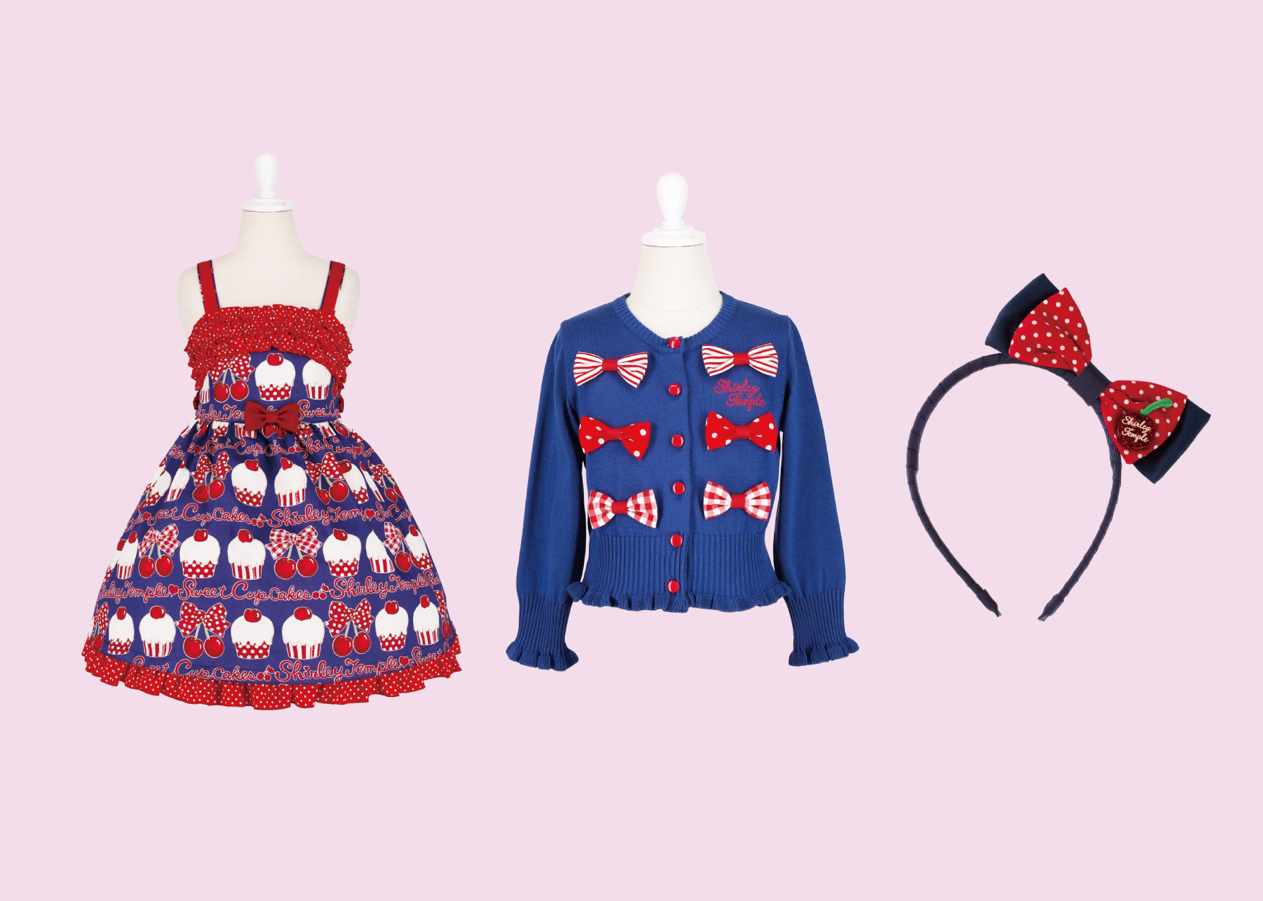 Shirley Temple TOKYO ＆ OSAKA 限定色 “スイートカップケーキプリント