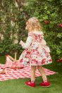 10-213 チェリーパッチワークプリントワンピース <br>(ミント/★アカ) <br>・BABY￥27,280-(80cm/90cm) <br>・TODDLER￥32,780～(100～140cm) <br>10-204 チェリー刺繍フリル付きカットソー <br>(★オフ白/ミント) <br>・BABY￥15,580-(80cm/90cm) <br>・TODDLER￥16,280～(100～140cm) <br>11-031ピコリボンクリップ <br>(ピンク/サックス/★アカ)￥3,850-(Fサイズ) <br>＊リボンクリップは1点の価格となります。 <br>11-225 チェリーギンガムソックス <br>(ピンク/★アカ)￥3,520-(11～20cm) <br>10-523・524 布リボンストラップシューズ <br>(ピンク/★アカ/クロ)￥11,880～(14～21cm) ※19～21cmはアカ/クロ 2色のご用意です。