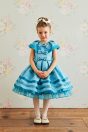 11-476 クイーンサテンドレス <br>(★グリーン/パープル) <br>・TODDLER ￥91,080～(100cm～140cm) <br>11-017あみタイツ <br>(★オフ白)￥2,860-(120/135cm) <br>11-013・014・015 グリッターシューズ <br>(★オフ白/ピンク/アカ)￥12,980～(17～24cm)