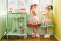 【左】 <br>11-404 レースシャーリングプルオーバー <br>(★キイロ/アカ) <br>・TODDLER ￥16,280～(100cm～140cm) <br>・SISTER ￥18,480-(150cm/160cm) <br>11-414 アイスクリームショッププリントスカート <br>(★ミント/アカ) <br>・TODDLER ￥25,080～(100cm～140cm) <br>・SISTER ￥29,480-(150cm/160cm) <br>11-420 ボンネットハット <br>(★ミント/アカ)￥25,080-(Fサイズ) <br>11-422 アイスクリームリボンクリップ <br>(★ミント/アカ)￥19,580-(Fサイズ) <br>11-035 グログランリボンつきクルーソックス <br>(★オフ白)￥3,520-(11～23cm) <br>11-327リボンスカラップサンダル <br>(★オフ白/ピンク/アカ)￥11,880～(15～21cm) <br><br>【右】 <br>11-415 アイスクリームショッププリントサンドレス <br>(ミント/★アカ) <br>・TODDLER ￥33,880～(100cm～140cm) <br>・SISTER ￥38,280-(150cm/160cm) <br>11-420 ボンネットハット <br>(ミント/★アカ)￥25,080-(Fサイズ) <br>11-422 アイスクリームリボンクリップ <br>(ミント/★アカ)￥19,580-(Fサイズ) <br>11-035 グログランリボンつきクルーソックス <br>(★オフ白)￥3,520-(11～23cm) <br>11-327リボンスカラップサンダル <br>(オフ白/ピンク/★アカ)￥11,880～(15～21cm)