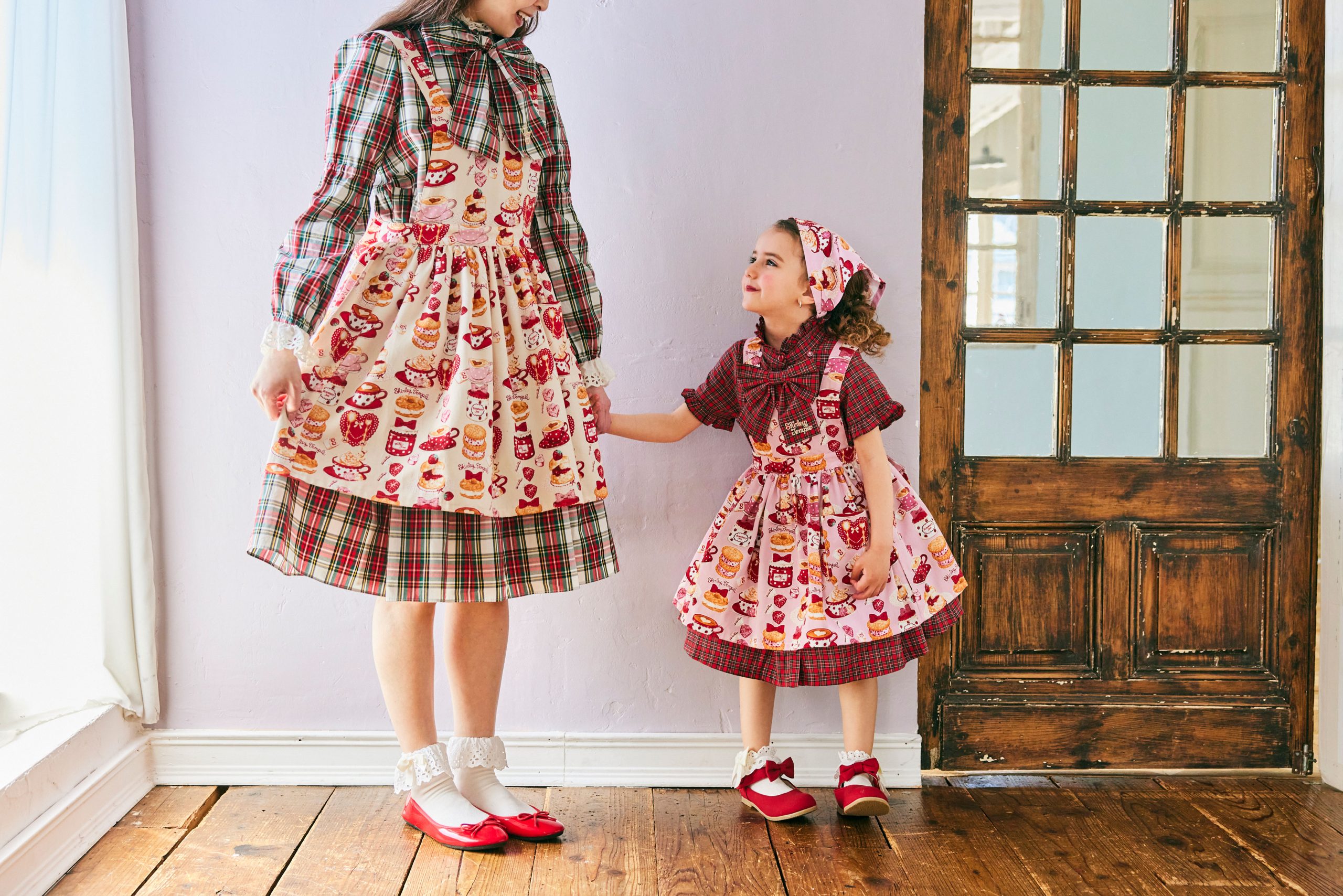 シャーリーカフェプリントスカパン/シャーリーテンプル ♡New Arrival News♡シャーリーカフェプリントシリーズ発売の
