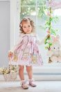 10-664 フラワーパークプリントワンピース <br>(アイボリー/★ピンク) <br>・BABY￥33,880-(80cm/90cm) <br>・TODDLER￥36,080～(100～140cm) <br>10-657 フラワー刺繍プルオーバー <br>(★オフ白) <br>・BABY￥14,080-(80cm/90cm) <br>・TODDLER￥15,180～(100～140cm) <br>11-670 シマエナガクリップ <br>(オフ白/★ピンク)￥5,280-(Fサイズ) <br>11-035 グログランリボンつきクルーソックス <br>(★オフ白)￥3,520-(11～23cm) <br>10-523・524 布リボンストラップシューズ <br>(★ピンク/アカ/クロ)￥11,880～(14～21cm) <br>※19～21cmはアカ/クロ 2色のご用意です。