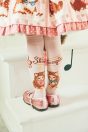 11-725 こねこ＆メロディーニーハイソックス <br>(★ピンク/クロ)￥3,520-(14～23cm) <br>11-013・014・015 グリッターシューズ <br>(オフ白/★ピンク/アカ)￥12,980～(17～24cm)