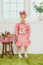 11-701 赤ずきんデニムジャケット <br>(★ピンク/コン) <br>・TODDLER ￥32,780～(100cm～140cm) <br>・SISTER ￥37,180-(150cm/160cm) <br>11-709 赤ずきんプリントタータンフリルカットソー <br>(オフ白/★ピンク) <br>・TODDLER ￥17,380～(100cm～140cm) <br>・SISTER ￥19,580-(150cm/160cm) <br>11-712 赤ずきんデニムスカート <br>(★ピンク/コン) <br>・TODDLER ￥21,780～(100cm～140cm) <br>・SISTER ￥23,980-(150cm/160cm) <br>11-036 リボンレースハイソックス <br>(★オフ白/クロ)￥3,520-(11～23cm) <br>※靴　参考商品