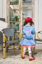 11-100ハートアロージャケット(ピンク/★サックス)<br> ・TODDLER￥29,480～(100～140cm)<br> ・SISTER￥33,880-(Fサイズ)<br> 11-110ハートラッピングパンツ付きスカート<br> (ピンク/★サックス)<br> ・TODDLER￥22,880～(110～140cm)<br> ・SISTER￥27,280-(150/160cm)<br> 11-123ラッピングリボンベレー帽<br> (ピンク/★アカ)￥19,580-(54/56cm)<br> 11-125スイートハートニーハイソックス<br> (★アイボリー/ピンク)￥3,520-(14～23cm)<br> 11-000/001/002 グリッターシューズ<br> (オフ白/ピンク/★アカ)￥14,080～(17～24cm)