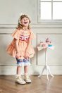 11-401SWEETステッチギンガムチュニック<br> (★オレンジ/ ブルー)<br> ・TODDLER￥25,080～(100～140cm)<br> 11-409SWEETステッチパンツ<br> (★サックス)<br> ・TODDLER￥17,380～(100～140cm)<br> 11-035 グログランリボンつきクルーソックス <br> (★オフ白)￥3,520-(11～23cm)<br> 靴　参考商品